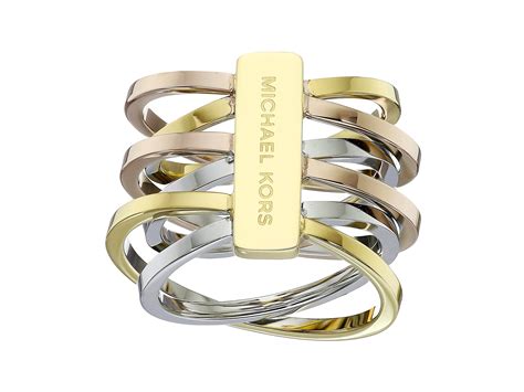 michael kors tri color ring|Women's Rings .